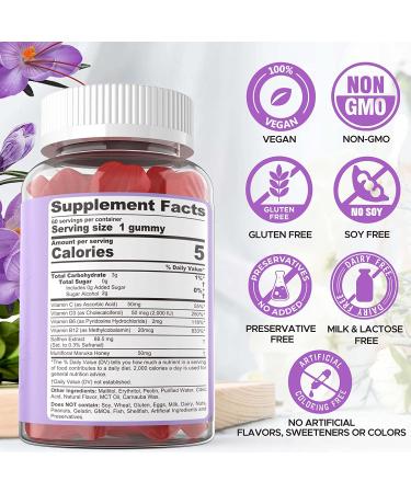 Organic Apple Cider Vinegar Gummies with The Mother - Sugar Free, Vitamin B12, Ashwagandha, Ginger & Beet Root - 700mg - Vegan, Unfiltered ACV Gummies - Detox & Cleanse - 120 Count - Buy Online on GoSupps.com