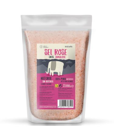 Sel Rose De l'Himalaya Fin (1700Gr) 100% Naturel. Pas D'additifs Pas De Raffinage. Teneur Plus lev e En Oligo- l ments. Assaisonner Et Assaisonner. Origine : Pakistan