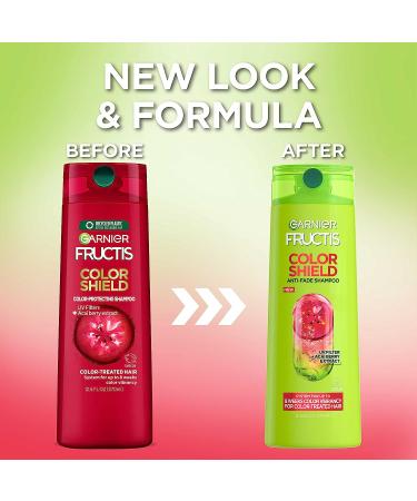 Garnier Fructis Color Shield Shampoo 12.5 fl. oz. | Vegan & Paraben Free | For Color Treated Hair - Buy Online on GoSupps.com
