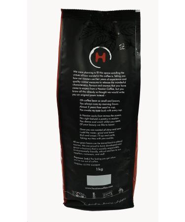 Hessian Coffee Espresso Reserve Coffee Beans - 1kg Bag - Roasted in Small Batches in The UK - Espresso Reserve is Suitable for All Coffee Machines - Buy Online on GoSupps.com