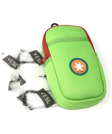 Insulated EpiPen Carrying Case with PureTemp Technology - Green - Buy Online on GoSupps.com