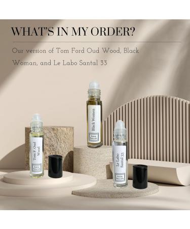 3 Pc Womens Gift Set Fragrance Oil For Women Roll On Body Oil Perfume Samples Fragrance Oil Gift For Her Perfume Oil Sampler Gift Box (Woody) - Buy Online on GoSupps.com