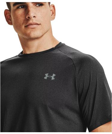 Under Armour Men's Tech 2.0 5c Short Sleeve T-Shirt - Small - Night Black | Performance Tee - Buy Online on GoSupps.com