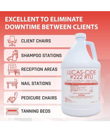 Buy #222 RTU Hospital-Grade 60 Second Disinfectant - 1 Gallon Blue for Salon & Spa | Fast International Shipping - Buy Online on GoSupps.com