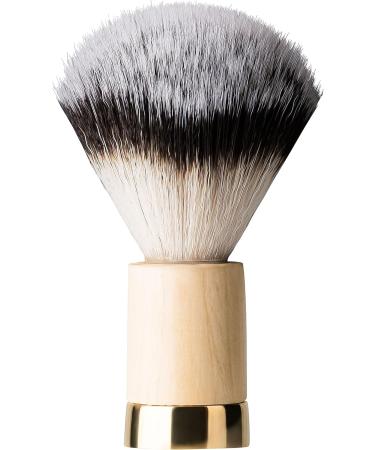 Ecoroyal Vegan Shaving Brush | Imitation Badger Hair Shaving Brush for Men & Women | Beige - Eco-Friendly Grooming Solution - Buy Online on GoSupps.com