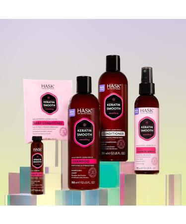 Hask Keratin Protein Smoothing Conditioner - 12 oz | Best Hair Care for Smoothness & Shine | International Shipping - Buy Online on GoSupps.com