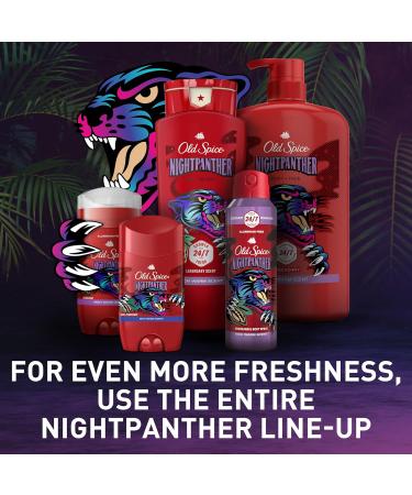 Old Spice NightPanther Body Spray for Men 5.1 Oz (Pack of 3) Nightpanther 5.1 Ounce (Pack of 3) - Buy Online on GoSupps.com