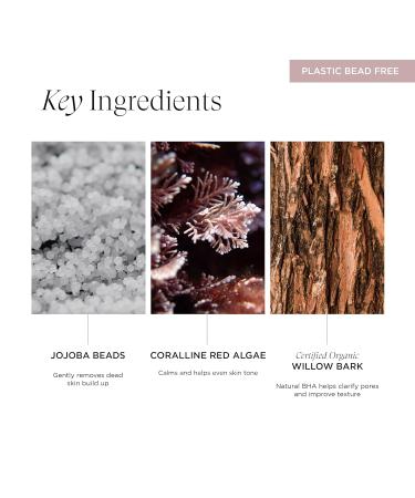 Vitalisea Pore Polish Scrub - Vegan Facial Exfoliator with Jojoba Beads | Gentle 2.5 Oz Scrub for Glowing Skin - International Shipping Available - Buy Online on GoSupps.com