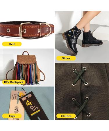 POUPHY Hole Punch Tool  Eyelet Hole Puncher Kits with 3/16 inch 200 Pcs Gold & Silver Metal Grommets for Leather Fabric Belt Clothes Card Paper Canvas Decorative Repair - Buy Online on GoSupps.com