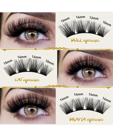 D Curl 16mm 72 Cluster Lash Extensions | Volume Wispy Individual Lashes DIY | Soft Eyelash Clusters B30 D-16mm - Buy Online on GoSupps.com