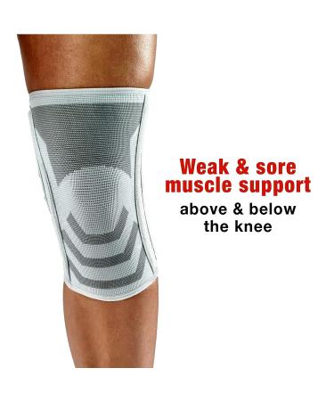 ACE Compression Knee Brace with Side Stabilizers | Mild Compression Support for Injured Knee | Breathable, Sweat-Wicking Material | Medium Size | Pack of 1 - Buy Online on GoSupps.com