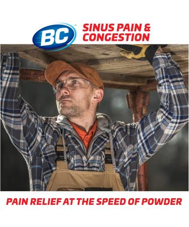 BC Powder Sinus Pain & Congestion Relief - 12 Dissolve Packs, 3 Pack Bundle - Buy Online on GoSupps.com