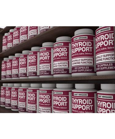Thyroid Support Supplement with Iodine - 120 Capsules for Body Mass, Energy, and Focus - 14 Natural Vitamins - Buy Online on GoSupps.com