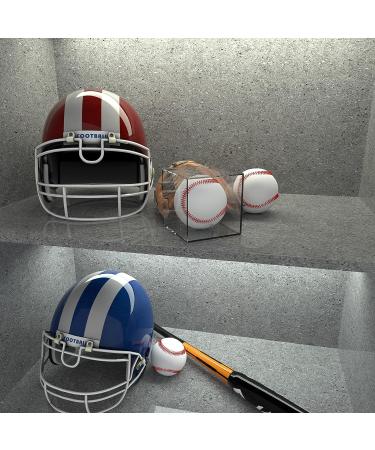 4 Pack Baseball Display Case - UV Protected Acrylic Boxes for Memorabilia Showcase and Autograph Ball Protector - Buy Online on GoSupps.com
