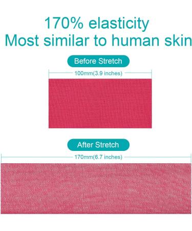 Pink Athletic Tape Kinesiology Sports Tape for Injury Provides Stability to Muscle and Joint Promotes Recovery and Support - Buy Online on GoSupps.com