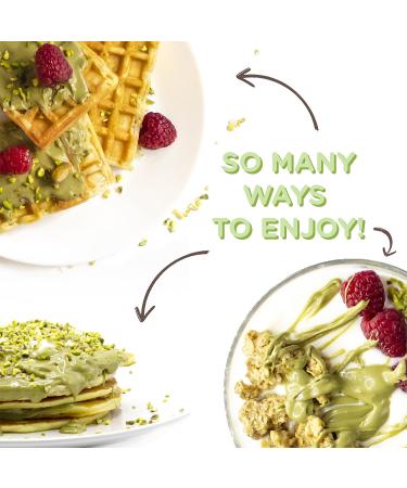 Eatalian by AMZ Better Pistachio Cream Crunchy 500g - Sweet Italian Spread Ideal for Bread Desserts & Ice Cream - Authentic Made in Italy Delight - Buy Online on GoSupps.com