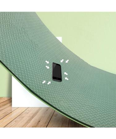 8mm Thick Eco-Friendly Non-Slip Yoga Mat for Men and Women - Atrovirens - Buy Online on GoSupps.com