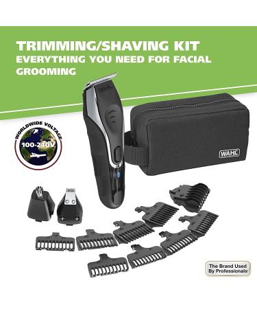Wahl Aqua Blade Rechargeable Trimming Kit - 3 Interchangeable Heads for Detailing & Grooming - Model 9899-100 - Buy Online on GoSupps.com
