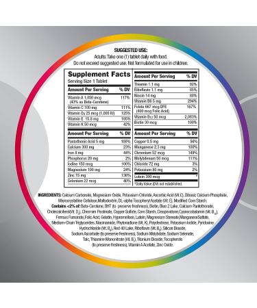 Centrum Silver Women's Multivitamin 50+ - 200 Count Pack - with Vitamin D3, B Vitamins, Calcium & Antioxidants - Gluten Free & Non-GMO - Buy Online on GoSupps.com