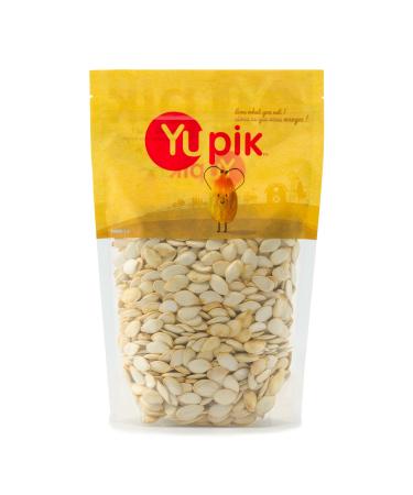 Yupik Jumbo Pumpkin Seeds in Shell 450 g 6 Count Gluten-Free Kosher Vegan Thin Shell Dry Roasted Unsalted Oil-Free Plant-Based Protein Source of Fiber Healthy Snacks 2.6 kg