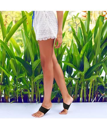 Arch Support Brace Compression Sleeves for Plantar Fasciitis & Foot Pain Relief - 2 Pair Universal Size for Men & Women - Buy Online on GoSupps.com