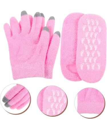 minkissy 1 Set Gloves and Foot Mask Set Moisturizing Hand Gloves Moisturizer Gloves Womens Socks Mittens Moisturizing Socks and Gloves Dry Hand Moisturizing Gloves for Women Dry Hands Gel - Buy Online on GoSupps.com