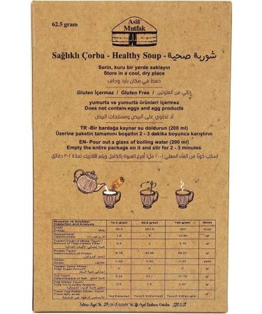 Asil Mutfak Bone Broth Halal Soup - 100% Natural Keto Low Carb and Gluten Free Healthy Soup - Free of Artificial Color and Preservatives (Pack of 5 Parsley Spicy) Parsley Spicy 12.5 g (Pack of 5) - Buy Online on GoSupps.com