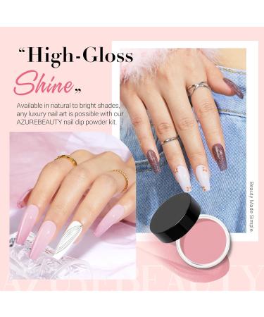 AZUREBEAUTY Dip Powder Nail Kit - 24 Colors Glitter & Electric Nail Drill | Complete Manicure Set with Base Top Coat & Activator - Buy Online on GoSupps.com