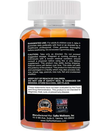 CLINICAL DAILY Fiber Max Vegan High Fiber Gummies - Constipation Relief for Adults & Kids | Prebiotic Inulin Supplement | 90 Gluten-Free Laxative Gummies - Buy Online on GoSupps.com