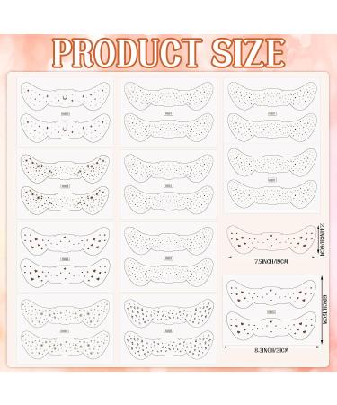 20-Piece Waterproof Temporary Freckle Tattoo Stickers - Natural Looking Henna Freckles for Men, Women, and Girls - Party Makeup Accessories - 5 Styles - Buy Online on GoSupps.com