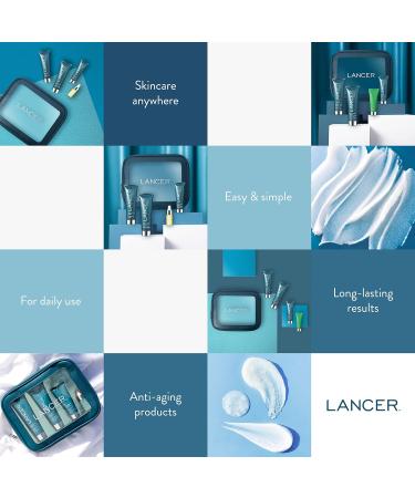 Lancer Skincare The Method Intro Kit 3-Step Facial Exfoliator Cleanser and Moisturizer Kit for Oily or Congested Skin - Buy Online on GoSupps.com