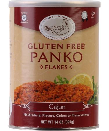 Chef Jeff Nathan Gourmet Cajun Panko Flakes 14oz, Gluten Free, No Artificial Flavors, Colors or Preservatives