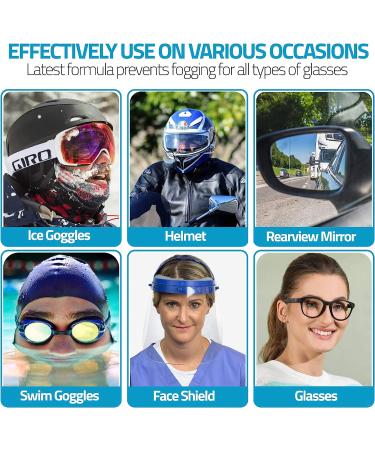 OLINKIT Anti Fog Spray - Premium Long-Lasting Solution for Glasses, Mirrors, Swim Goggles & Plastic Windows - Buy Online on GoSupps.com
