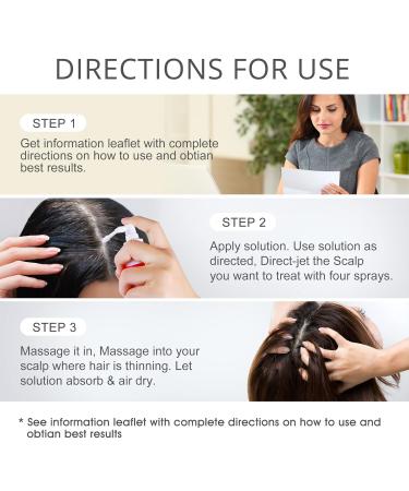 HealexVazzin Hair Regrowth Treatment for Women 2% Minoxidil Biotin Caffeine 90ml - Dermatologist-Recommended Hair Loss Serum - Buy Online on GoSupps.com
