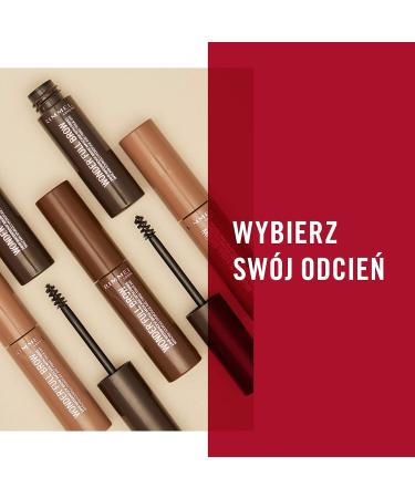 Rimmel Wonderfull 24H Brow 003 Dark Brown - 4.5 ml (1 Pack) | Long-Lasting Eyebrow Gel for Flawless Brows - International Shipping Available - Buy Online on GoSupps.com