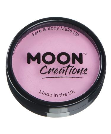 Moon Creations Pro Face & Body Paint Cake Pots Light Pink - Professional Water Based Face Paint Makeup for Adults, Kids - 1.26oz