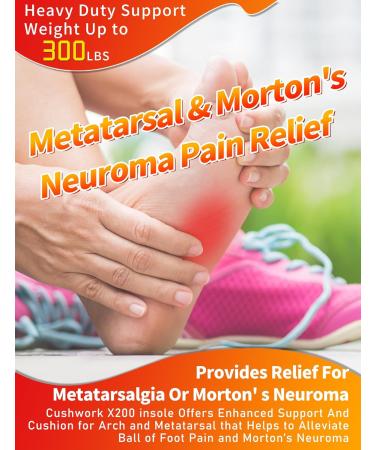 Metatarsalgia Insoles for Ball of Foot Pain | Arch Support & Neuroma Relief | Orthotic Shoe Inserts for Men & Women - G (10-10.5 Men's / 11.5-12 Women's) - Red Yellow Green - Buy Online on GoSupps.com