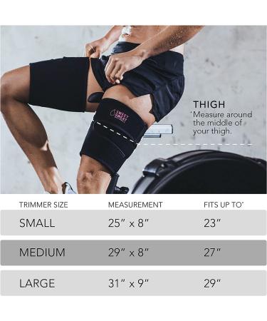 Sweat Slimming Thigh Trimmers for Men & Women | Sports Research | Medium Pink - Buy Online on GoSupps.com
