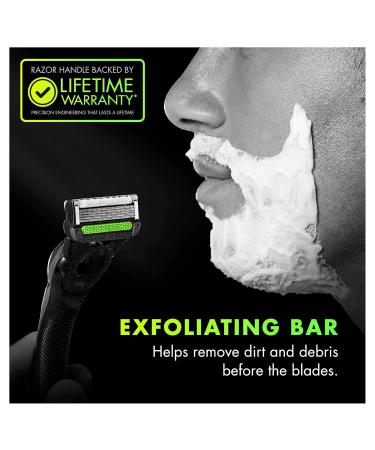 Buy GilletteLabs Exfoliating Bar Razor for Men - Handle Blade Refill & Magnetic Stand | Best International Shipping - Buy Online on GoSupps.com