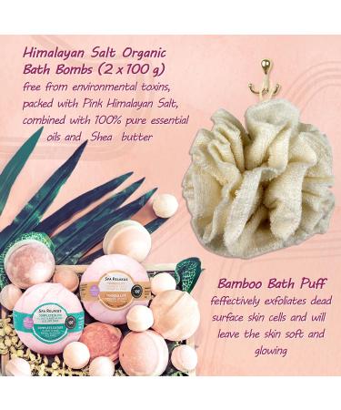 Premium Spa Gift Baskets for Women | Bath Bombs Cosmetic Bag & Handmade Gifts - Perfect for Mom & Birthday Celebrations - Buy Online on GoSupps.com