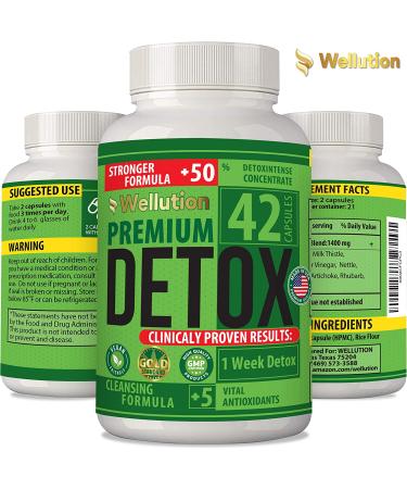 5X Strength Body Detoxifier for Liver, Kidney, Urinary Tract & Digestive System - All-Natural Cleansing Support for Rapid Removal of Impurities - Buy Online on GoSupps.com