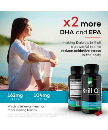 Daiwa Peak Immune 4 - Natural Immune System Booster + Daiwa Krill Oil Omega 3 Krill Oil Capsules - Buy Online on GoSupps.com