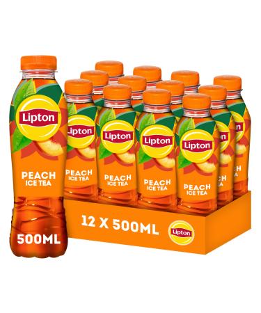Unilever Lipton Peach Ice Tea refreshing ice tea 12 x 500 ml Value pack