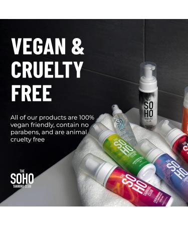 The Soho Tanning Club Tanning Water 100ml | Tropical Spritz Scented Tanning Water Mist | Hydrating Tanning Mist Water Spray | Hyaluronic Acid Tanning Spray | 100% Vegan & Cruelty Free - Buy Online on GoSupps.com
