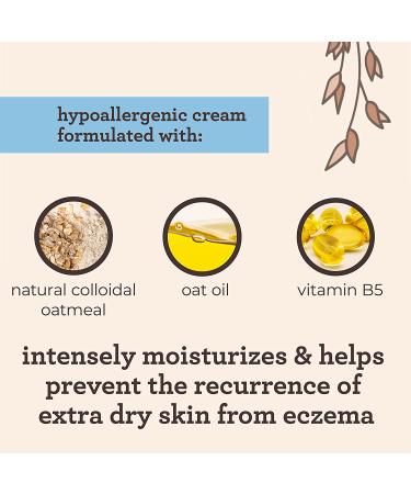 Aveeno Baby Eczema Therapy Moisturizing Cream | Natural Colloidal Oatmeal & Vitamin B5 | Paraben & Steroid-Free | 5 fl. oz - Buy Online on GoSupps.com
