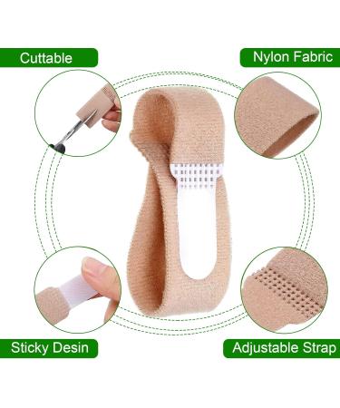 10Pcs Soft Toe Splints for Hammer Toe Straightening - Pain Relief & Support - Adjustable Size - Ideal for Daily Wear & Exercise - Buy Online on GoSupps.com