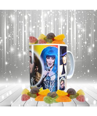 Diva Gay Pride Celebrity Icon Mug with Choice of Sweets Gift - Buy Online on GoSupps.com