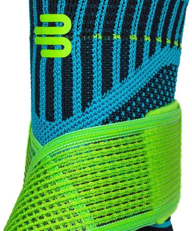 Bauerfeind Ankle Bandage Support for Sports - Unisex All-Black Ankle Brace for Football Fitness & Running - Buy Online on GoSupps.com