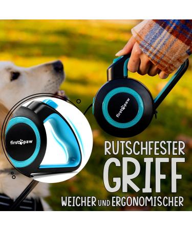 Buy FIRSTPAW 5m Dog Leash for Small & Medium Dogs - Reflective Ergonomic Handle Durable Up to 50kg - Buy Online on GoSupps.com