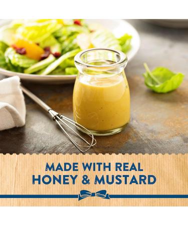 Hellmann's Real Honey & Mustard Salad Dressing & Dip vegetarian condiment free from artificial colours and flavours for salads dips and drizzling over vegetables or meat 6x 250 ml - Buy Online on GoSupps.com